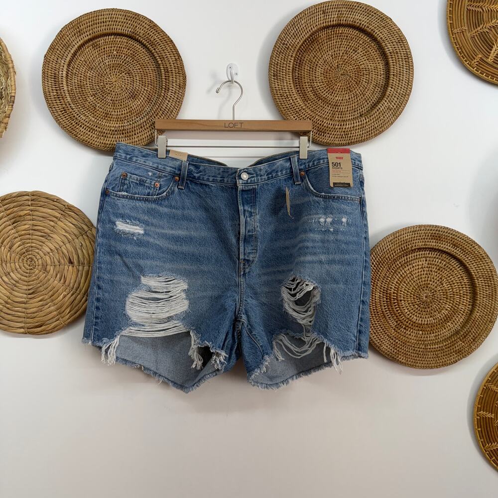NEW Levi's 501 Shorts Plus Size 24W